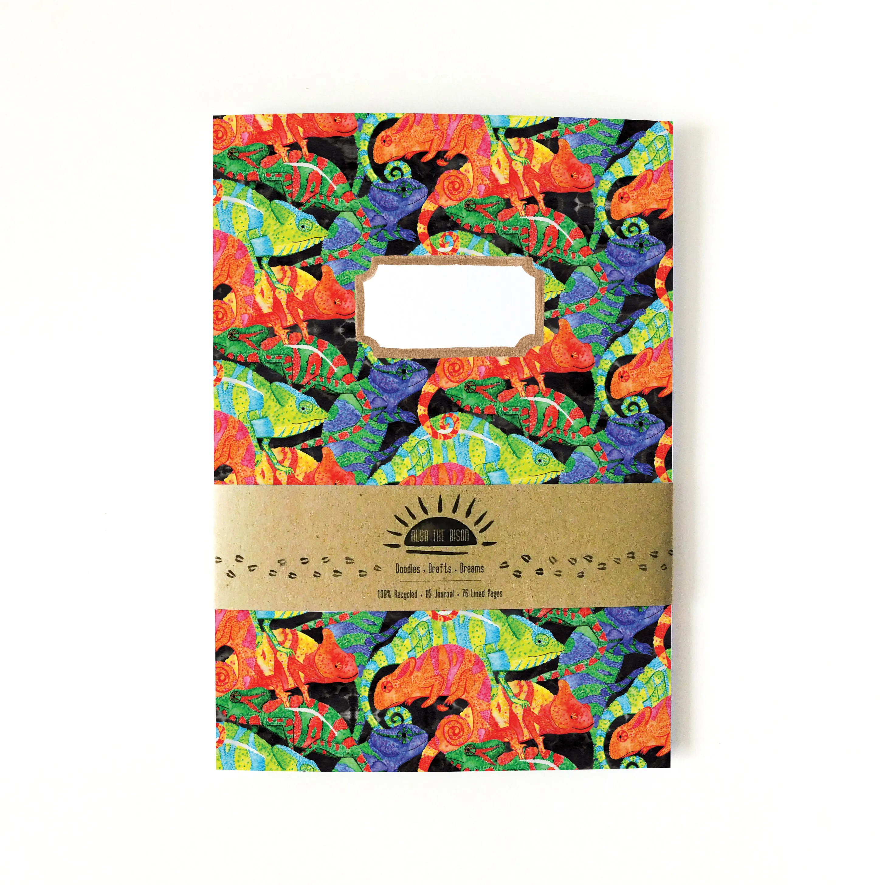Camouflage of Chameleons Print Lined Journal