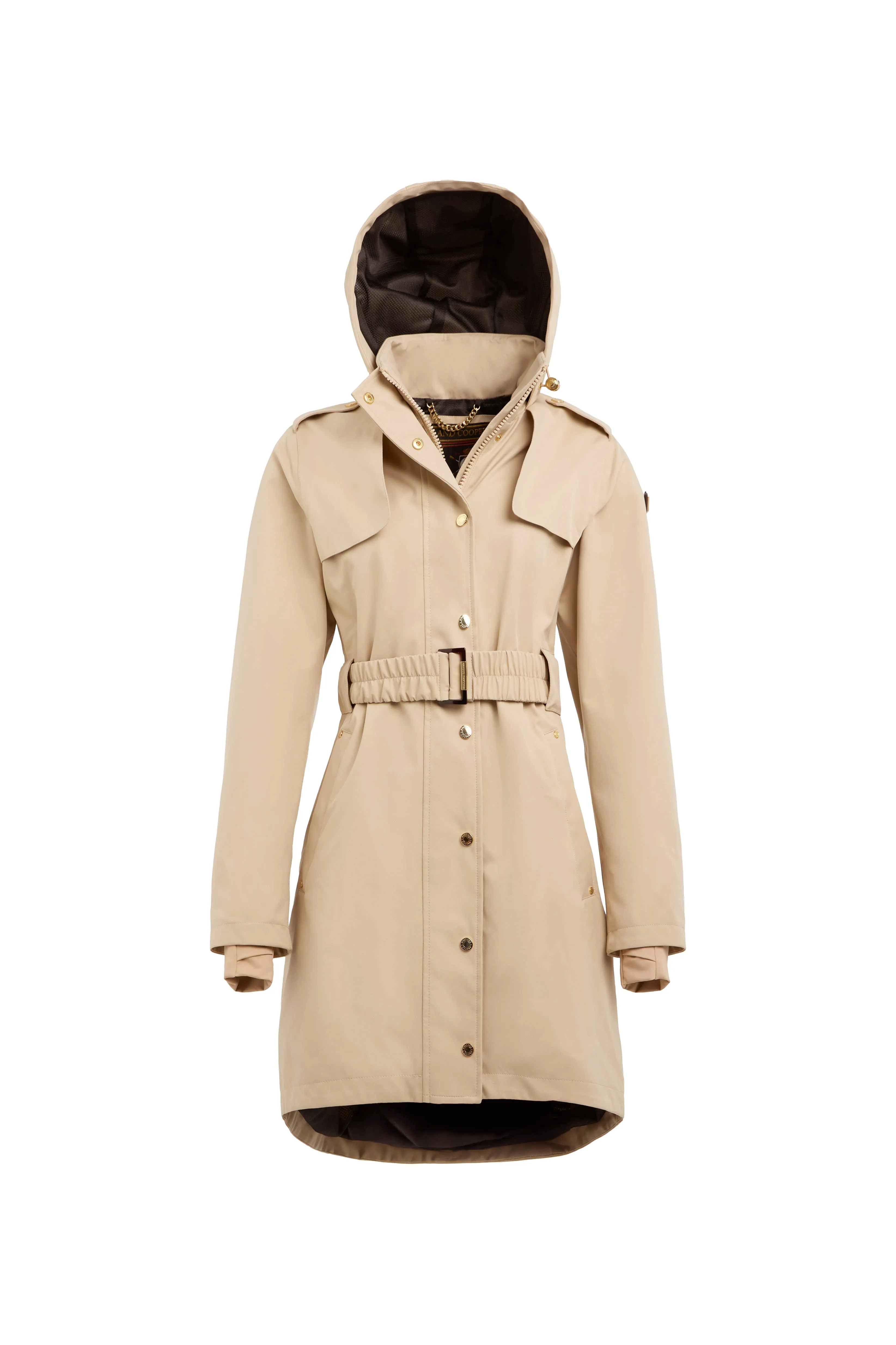 Holland Cooper Rosedale Waterproof Parka in Stone