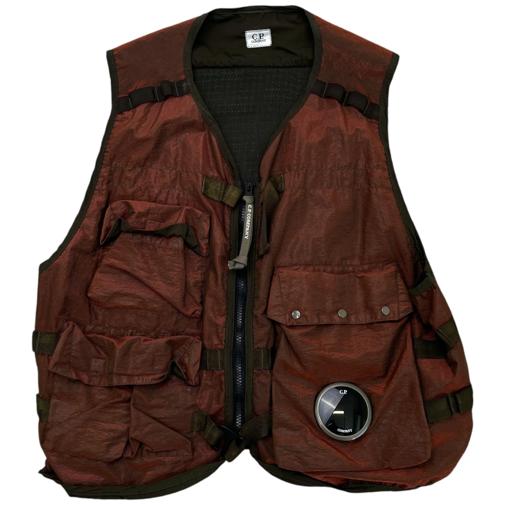 Men's Lens P.Ri.S.M Gilet Red Size IT 48 / M
