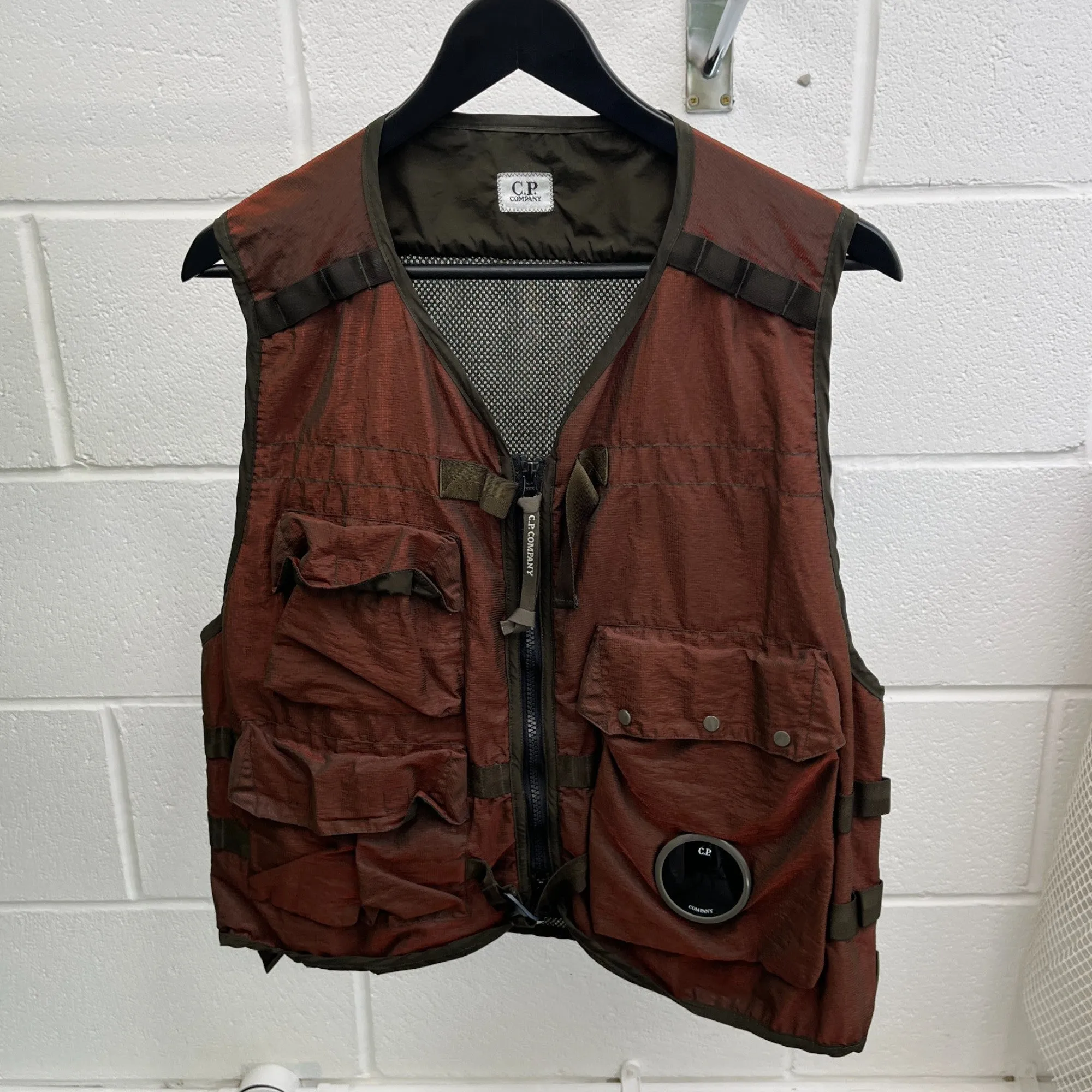 Men's Lens P.Ri.S.M Gilet Red Size IT 48 / M